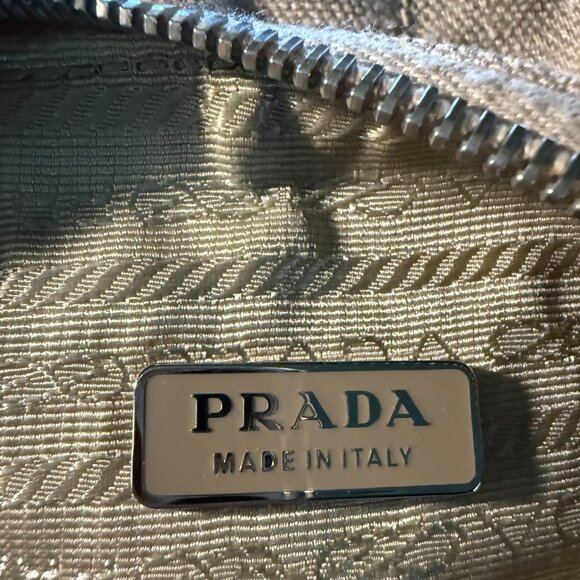 Prada Studded Canapa  Pouch - Picture 13 of 15